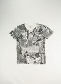 T-SHIRT JORDAN MJ BROOKLYN COLLAGE RAGAZZO, 023 BLKWHT, thumb