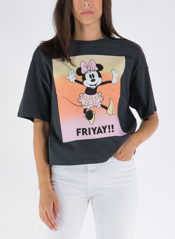 T-SHIRT MINNIE CROPPED, FRIDAY, medium