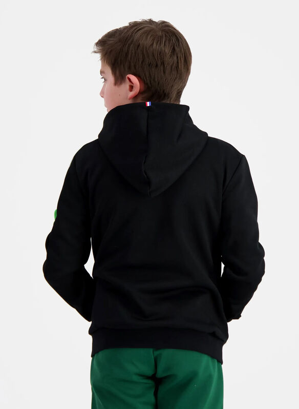 FELPA SAISON FULL ZIP RAGAZZO, BLK, medium