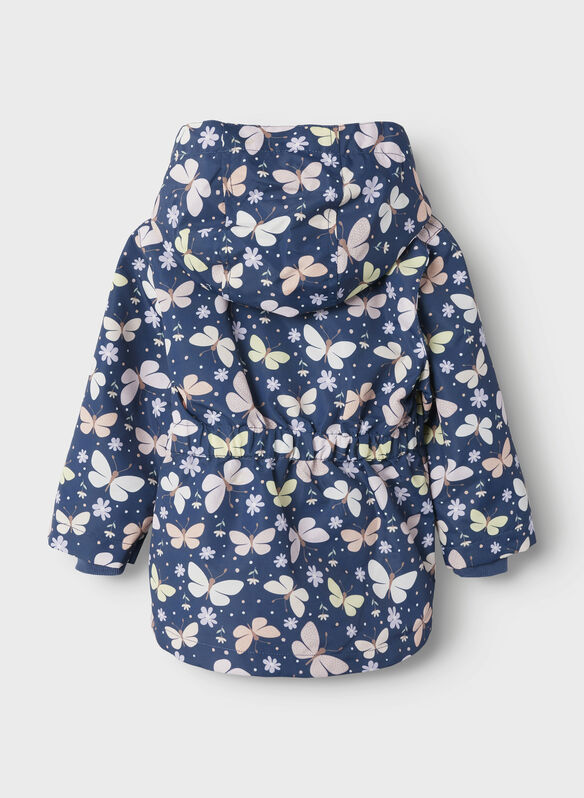 GIUBBOTTO MAXI FARFALLE BIMBA, SARGASSO SEA NVY, medium