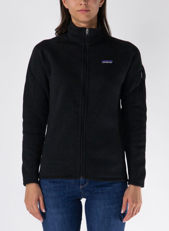 FELPA  FULL ZIP BETTER, BLK, medium