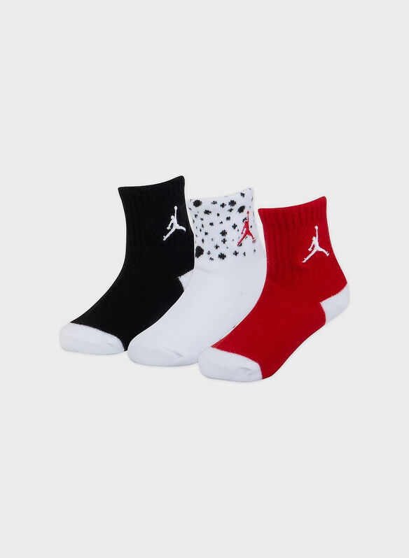 CALZA JORDAN ANTISCIVOLO 3 PAIA, 001 WHTBLKRED, medium