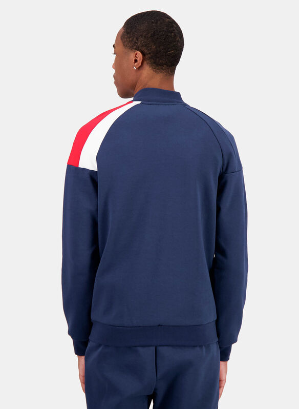 FELPA FULL ZIP TRICOLOR, NVY, medium