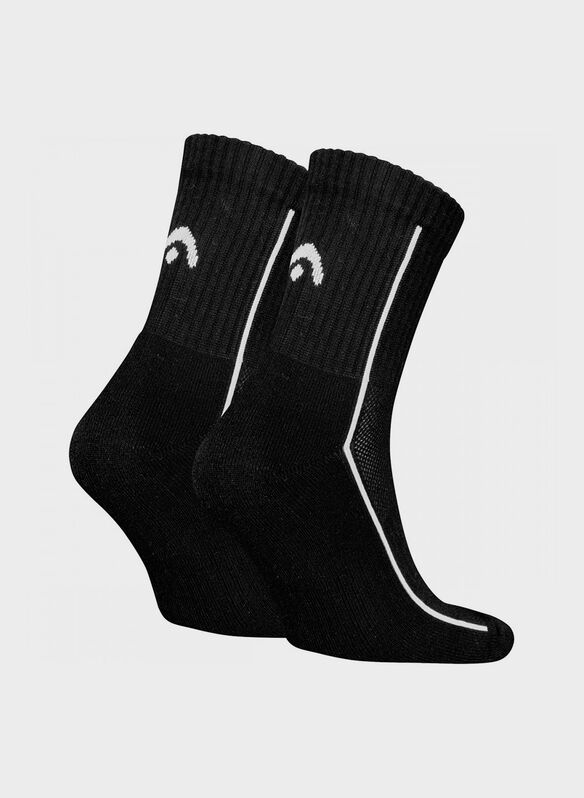 CALZA 2PAIA ALL SPORTS PERFORMANCE UNISEX, 001 BLK, medium