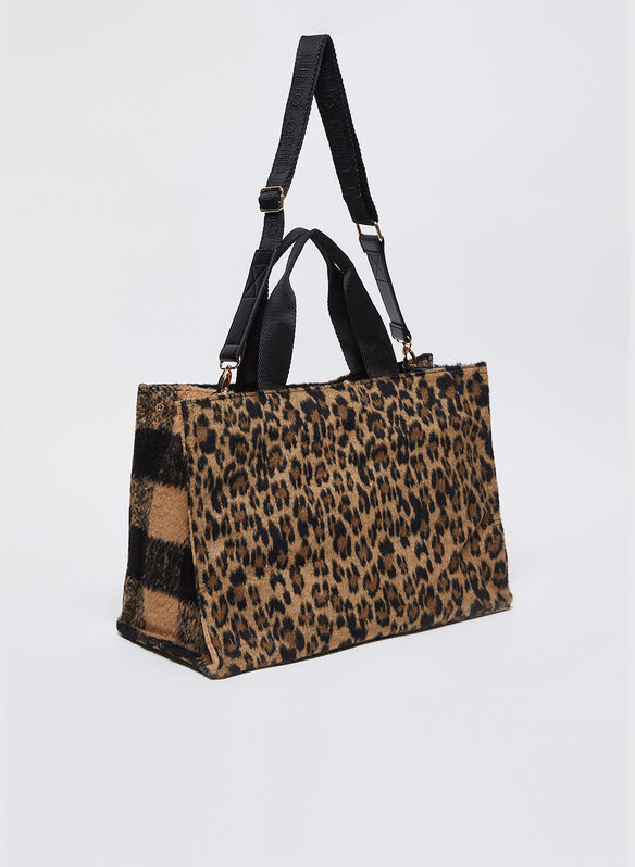 BORSA SHOPPING BAG ANIMALIER, 09B62 ANIMALIER, medium