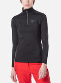 MAGLIA CON MEZZA ZIP CLASSIC, 200 BLK, thumb