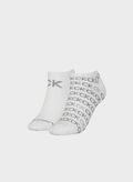 CALZA SNEAKER LOGO ALL OVER 2 PAIA, 002 WHT, thumb