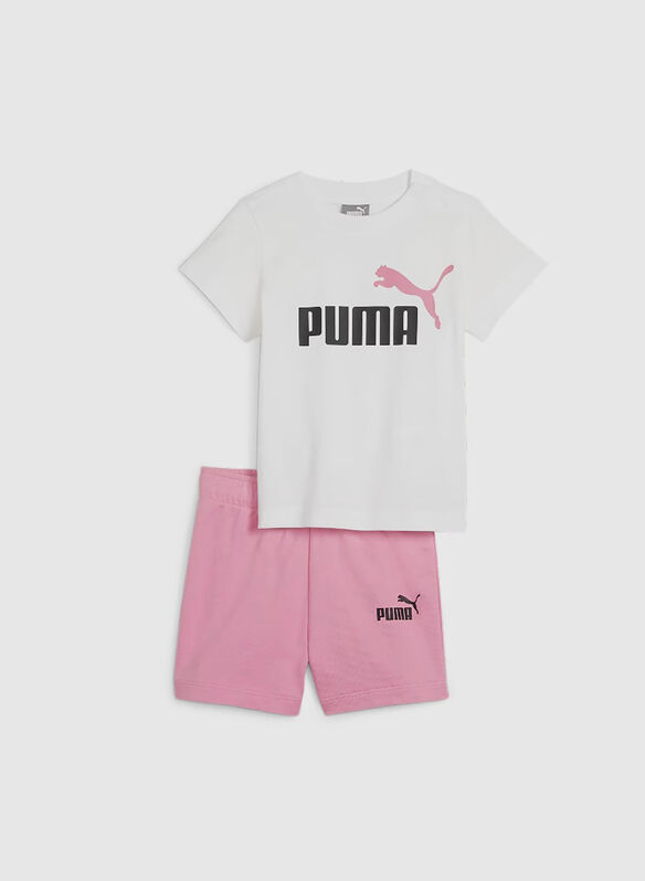 COMPLETINO T-SHIRT + SHORT MINICATS BIMBA, 28 PINKK, medium