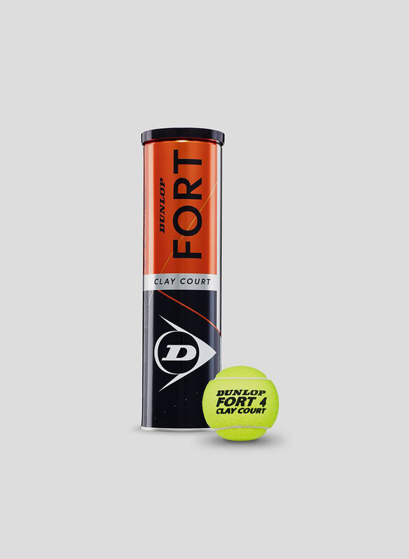 TUBO FORT CLAY COURT 4PZ, YEL, medium