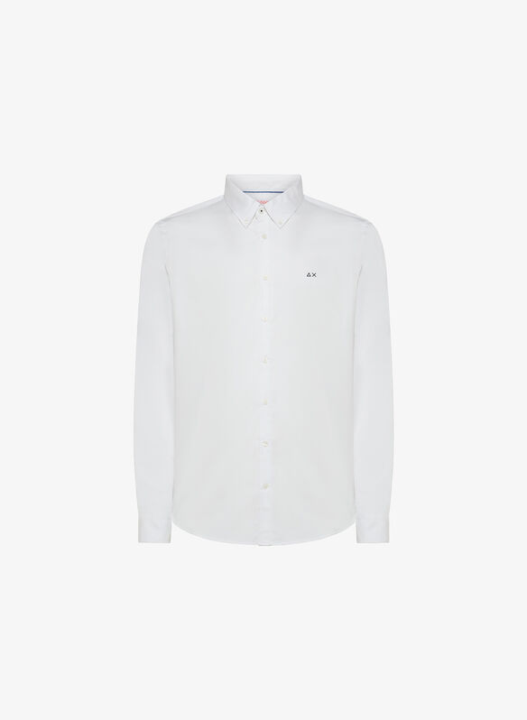 CAMICIA OXFORD, 01 WHT, medium