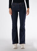 JEANS FLARE BLUSH, DARK BLUE DENIM, thumb