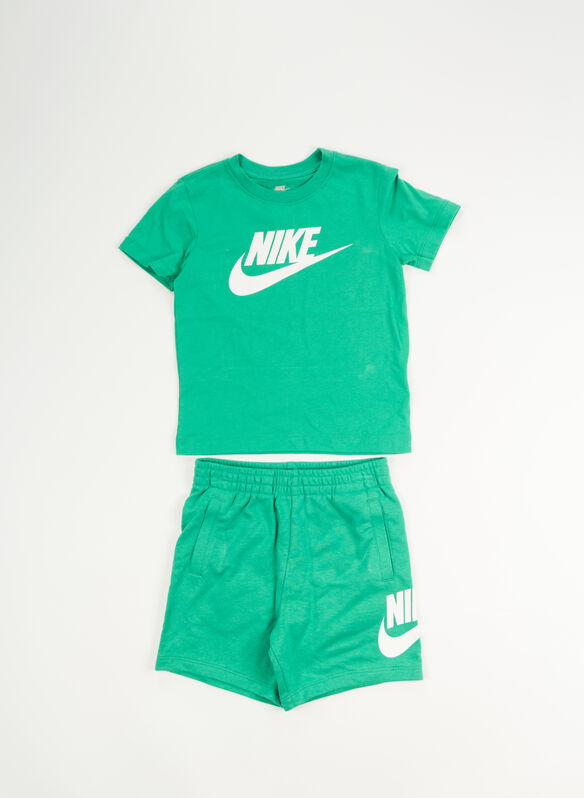 COMPLETINO T-SHIRT + SHORT CLUB TEE BIMBO, E5D GREEN, medium