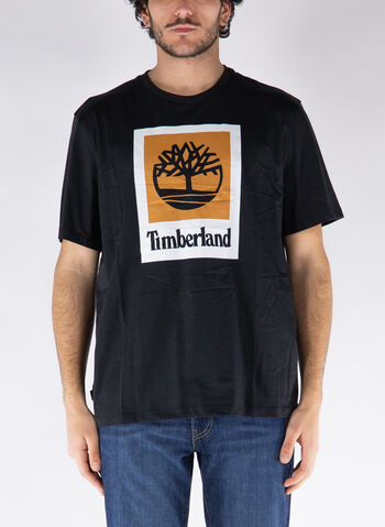 T-SHIRT CON STAMPA, 001BLK, small