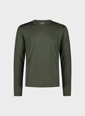 T-SHIRT UNLIMITECH CON PERFORMANCE MERINO, E943 OLIVE, thumb