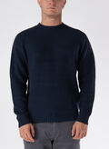 MAGLIONE KNIT CARLOS, DARK BLUE, thumb