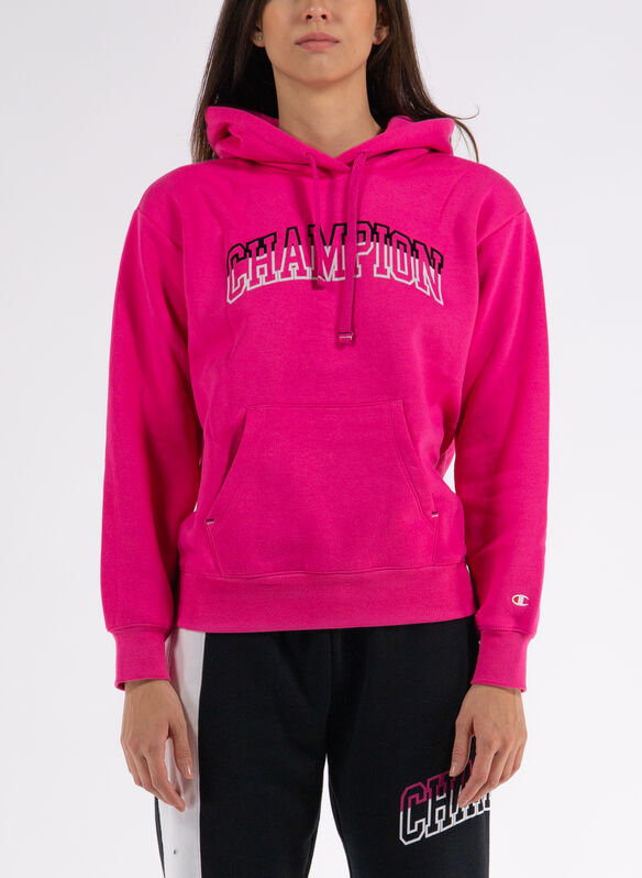 Champion Felpa in Micro pile con zip Rosa Donna Rosa