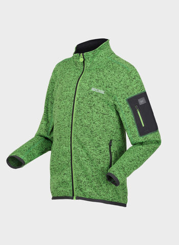 PILE NEWHILL FULL ZIP 250gr JUNIOR, R8F GREEN, small
