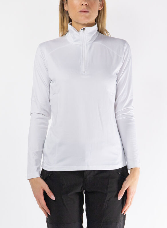 MAGLIA DA SCI 1/2 ZIP, 010 WHT, medium