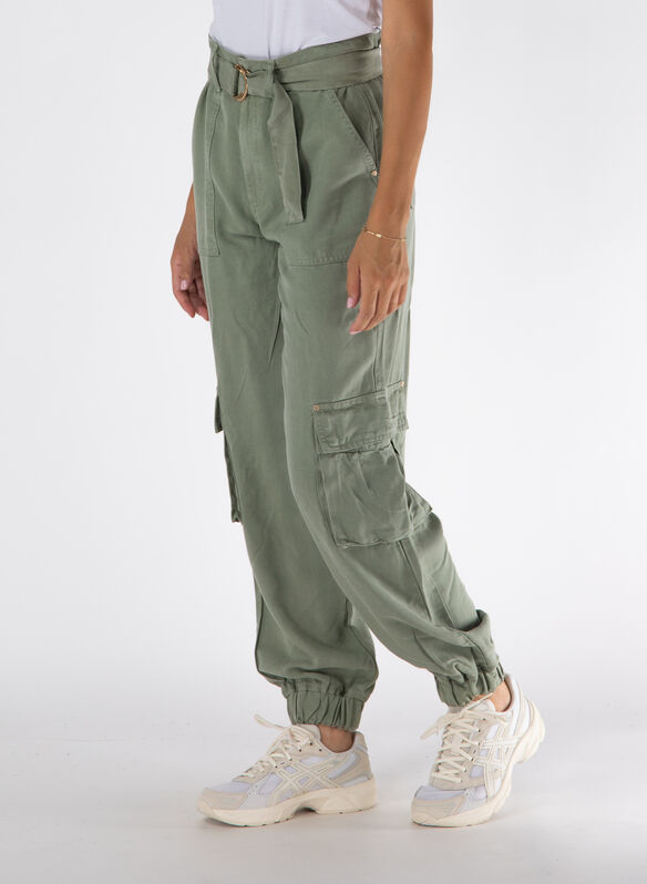 PANTALONE CARGO KATRINE, LTMO OLIVE, medium