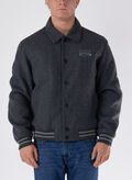 GIACCA BOMBER CON LOGO, DWHT ANTRACITE, thumb