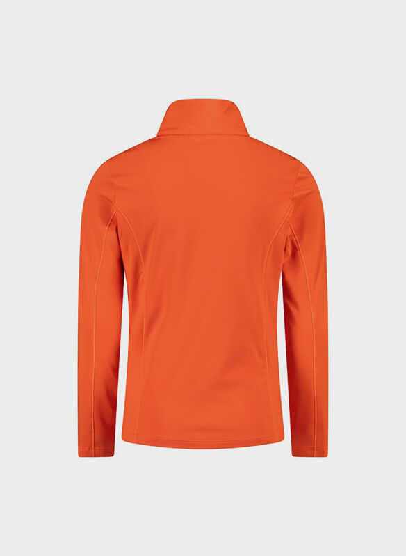 MAGLIA SECOND LAYER IN SOFTECH RAGAZZO, C704 ORANGE, medium