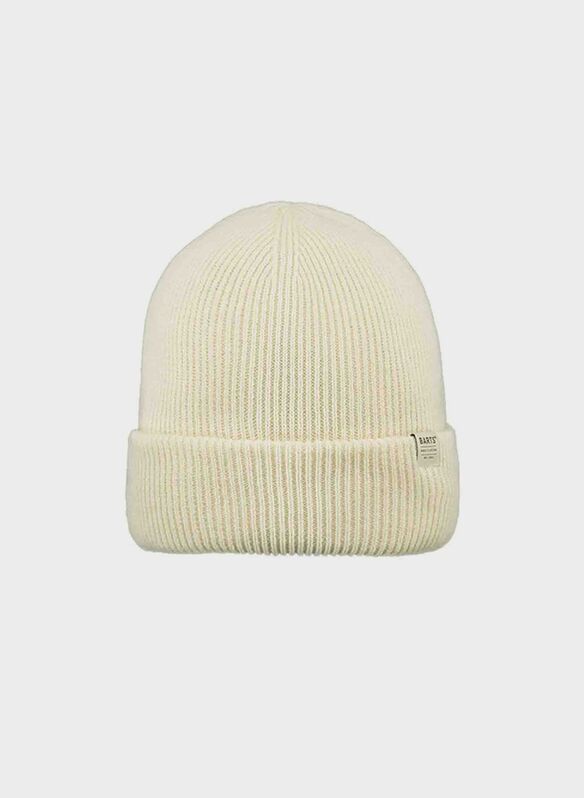 CAPPELLO IN MAGLIA KINABALU CON RISVOLTO UNISEX, 010P WHEAT, medium