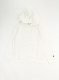 FELPA HOODIE CON LOGO RAGAZZO, WW003 PANNA, thumb