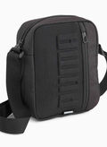 BORSA A TRACOLLA CON LOGO UNISEX, 01 BLK, thumb