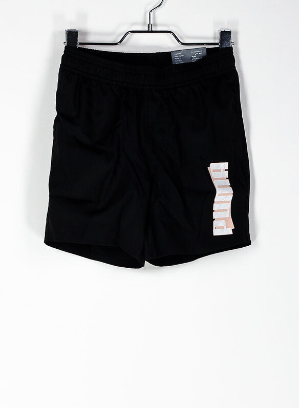 SHORT BEACH LOGO RAGAZZO, 51BLK, medium