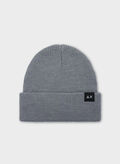 CAPPELLO BEANIE IN LANA A COSTE, 47 ANTRACITE, thumb