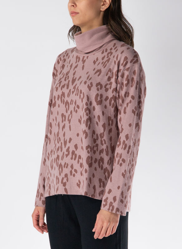 MAGLIONE INTERLOCK ANIMALIER, ANI93Z CIPRIA, medium