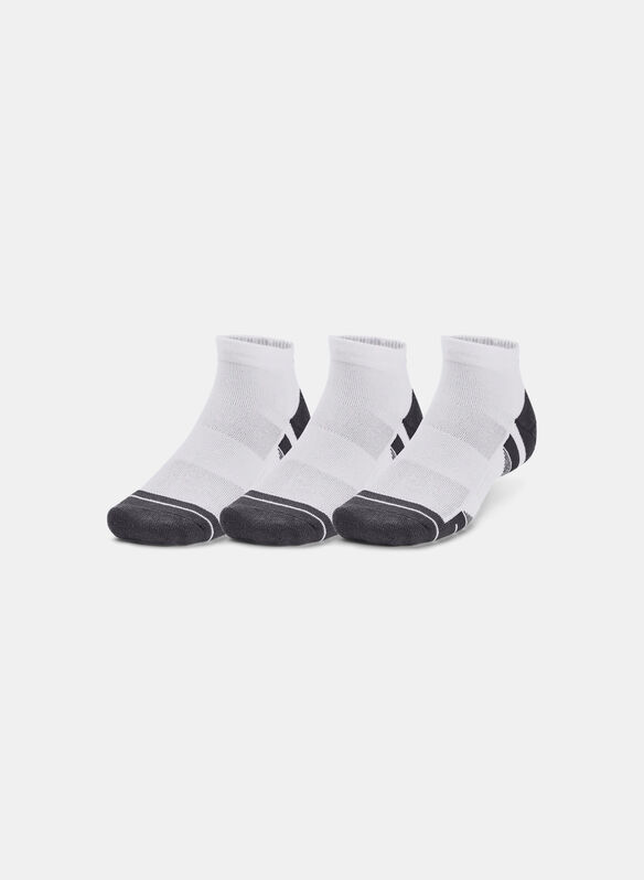 CALZA PERFORMANCE TECH LOW CUT 3 PAIA UNISEX, 0100 WHT, medium