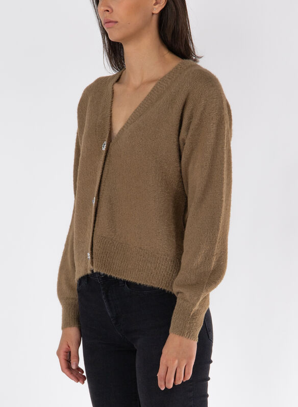 CARDIGAN ELLA, MALT BALL, medium