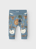 PANTALONE ORVAN STAMPA ANIMAL BIMBO, MOUNTAIN SPRING CELESTE, thumb