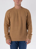 MAGLIONE GIROCOLLO RAGLAN PHILLIPS, EKP CAMMELLO, thumb