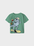 T-SHIRT DINO BAMBINO, CREME DE MENTHE MENTA, thumb