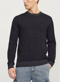 MAGLIONE GLOBE, DARK GREY MELANGE, thumb