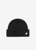 CAPPELLO IN MAGLIA BRICE CON RISVOLTO UNISEX, AZ3 BLK, thumb