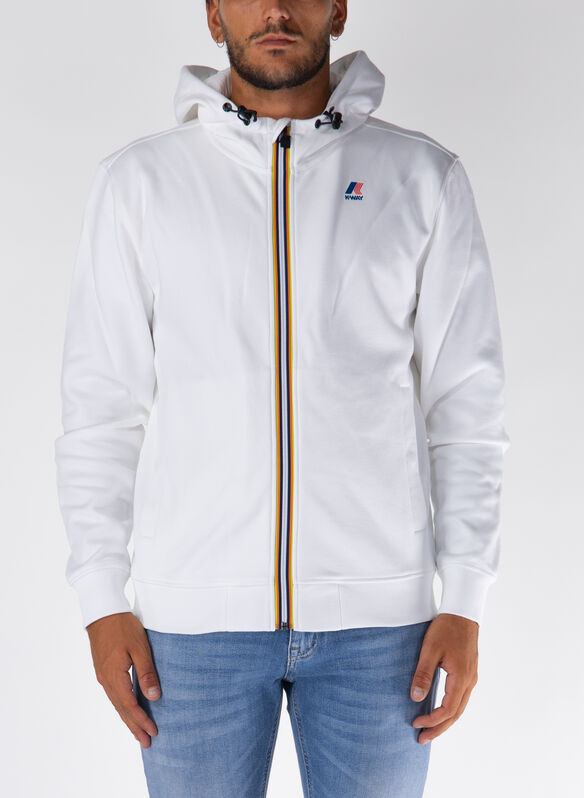 FELPA LE VRAI ARROUX FULL ZIP, 001 WHT, medium