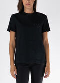 T-SHIRT CON LOGO, BEH BLK, thumb