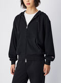 FELPA ICON TONAL FULL ZIP, KK001 BLK, thumb