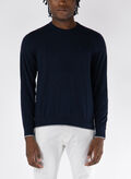 MAGLIONE GIROCOLLO CASHMERE, 1510 NVY, thumb