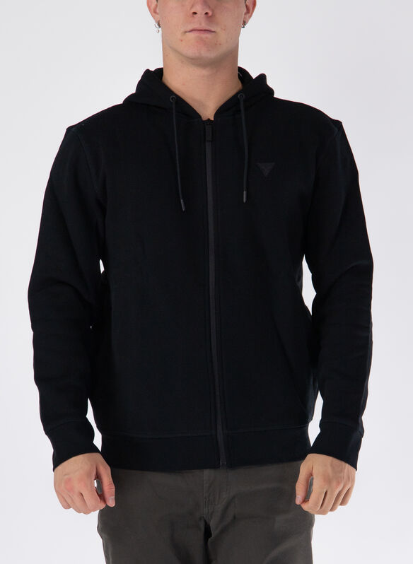 FELPA FULL ZIP MICRO LOGO, JBLK BLK, medium