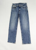 JEANS REGULAR STRAIGHT RAGAZZO, 1A4 WASHED BLUE HERO, thumb