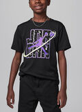 T-SHIRT FLIGHT GALAXY GLOW RAGAZZO, 023 BLKPURPLE, thumb