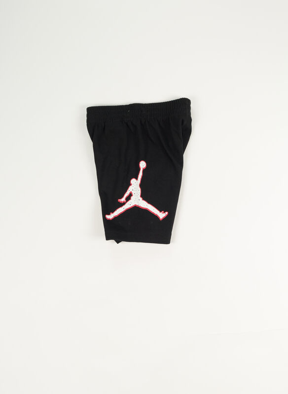 COMPLETO T-SHIRT + SHORT JORDAN PLAY BAMBINO, 023 BLK RED, medium