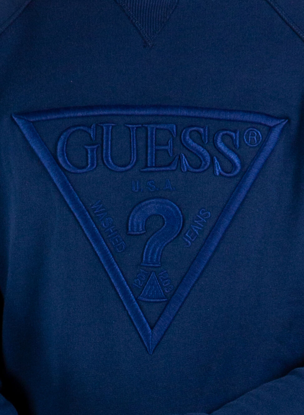 GUESS FELPA CON CAPPUCCIO LOGO POSTERIORE, GUESS JEANS-W0YQ73K7UW0-106168