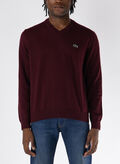 MAGLIONE COLLO A V, BZD BORDEAUX, thumb