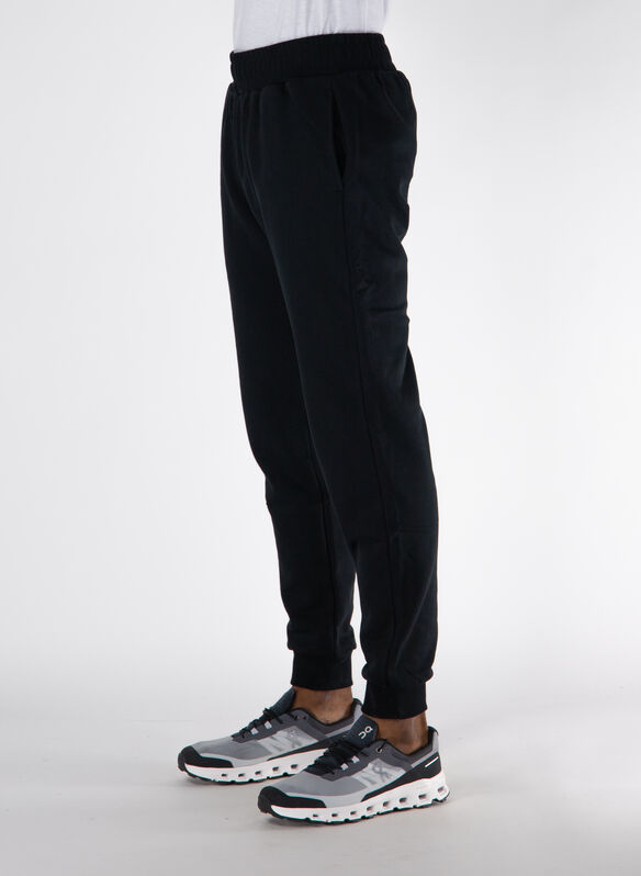 PANTALONE JOGGER CON COULISSE, 99 BLK, medium