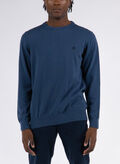 MAGLIONE CREW MINI LOGO, 288 NVY STONE, thumb